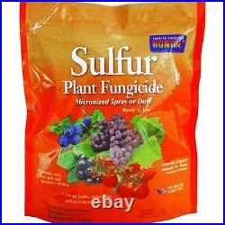 (12) ea Bonide 142 4 lb Sulfur Organic Plant Fungicide Dust or Spray