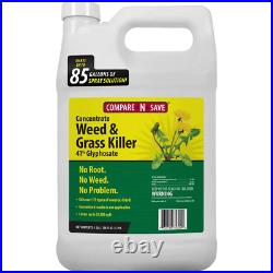 1-Gallon Concentrate Grass and Weed Killer 41-Percent Glyphosate Garden Patio