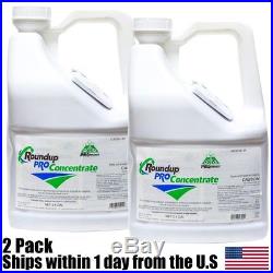 2PK RoundUp Pro Concentrate Herbicide 50.2% Glyphosate 2.5 Gallon