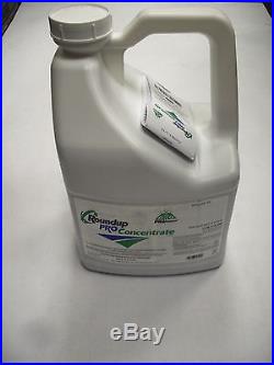 (2) 50.2% Glyphosate 2.5 gallon RoundUp Pro Concentrate GREAT WEED KILLER 5 GAL