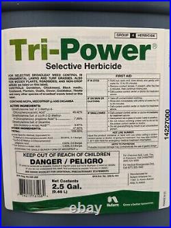 2.5 Gallons Nufarm Tri-Power Selective Herbicide for Ornamental lawns and Turf