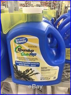 (2) 6.8 Lb Bottles Of Roundup Quikpro Weed Killer Quick Pro Free Shipping