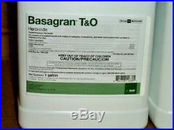 2 GALLONS BASF Basagran T&O Herbicide Broadleaf Weeds Sedge Control Group 6