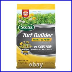 2 PACK Scotts Turf Builder Weed & Feed Fertilizer 33.95 lbs Lawn Food