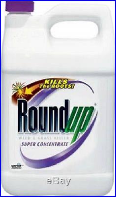 (2) ea Roundup 5004215 1 Gallon Super Concentrate Weed & Grass Killer