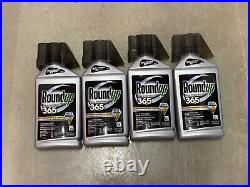 4 Bottles Roundup Max Control 365 Concentrated Weed and Grass Killer 32 oz each