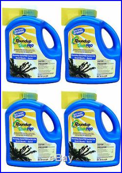 4 Pack Roundup QuikPro Weed Killer Herbicide (QuickPro) 6.8 Lbs