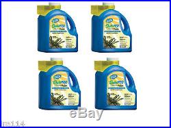 (4)Roundup Quikpro 6.8 LB Jug Pro Weed Killer Water Soluble Turf Herbicide Dry