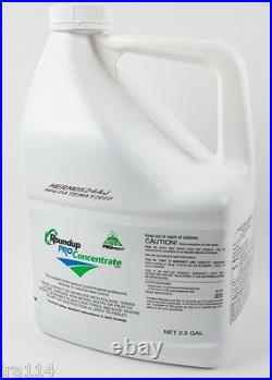 50.2% Glyphosate 2.5 Gallon RoundUp Pro Concentrate GREAT WEED KILLER
