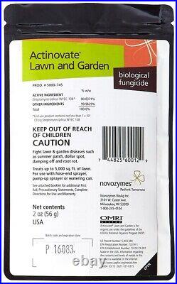 Actinovate Lawn & Garden 18oz Fungicide OMRI Listed for Organic Gardening