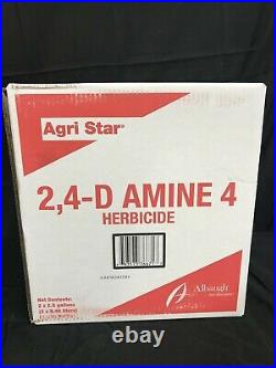 Agri Star 2,4-D Amine 4 Herbicide, Weed Killer (2x2.5-Gal. Concentrate)