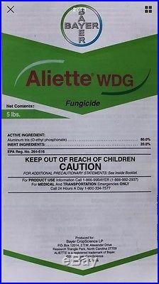 Aliette WDG Ag Systemic Fungicide 5 LB
