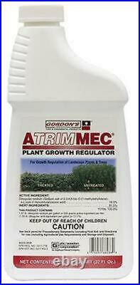 Atrimmec growth regulator reduces plant growth stops olive fruit mess 1 Qt