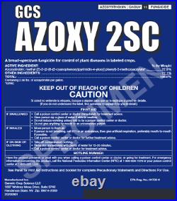 Azoxy 2SC (Azoxystrobin) 2.5 Gallons US EPA# 94730-6