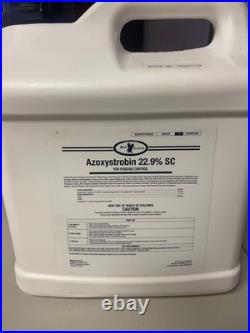 Azoxystrobin 22.9% SC fungicide. 2.5 gallons