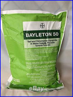 Bayleton 50 Turf & Ornamental Fungicide 4x5.5 Oz packets powdery mildew roses