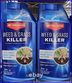 BioAdvanced Weed & Grass Killer Super Concentrate 8 Bottle Bundle 32-Oz Each