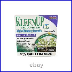 Bonide KleenUp Weed & Grass Killer, High Efficiency Formula, 2.5 Gallon Con