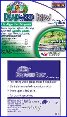 Captain Jack's 2601 Deadweed Brew Organic Weed & Grass Killer Concentrate 32 Oz