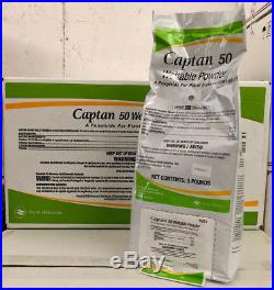 Captan Fungicide 50WP 50 Pounds (10 x 5lb bags)