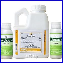 Celsius WG Herbicide 10 Oz Bottle with Dismiss Turf Herbicide 1/2 Gallon