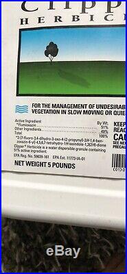 Clipper Aquatic Herbicide 5 lbs Unopened Granular Form Aquatic Vegetation