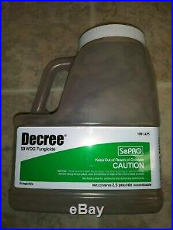 Decree 50 WDG Fungicide 2.5 LB. Fungicide botrytis use Discounted + Free Gift