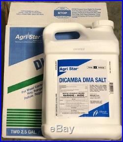 Dicamba DMA Broadleaf Herbicide 5 Gallons (2x2.5 gal) Replaces Banvel, Topeka