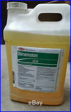 Dimension 2EW Preemergent Herbicide 24% Dithiopyr for crabgrass 2.5 gal