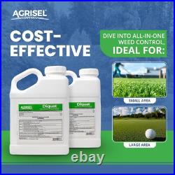 Diquat Weed Killer, Fast-Acting Formula for Aquatic and Landscape Weeds, Safe