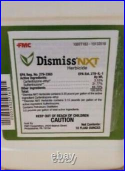 Dismiss NXT Herbicide bottle (10 oz) Fastest Acting Sedge Nutsedge Weed Control Dismiss NXT Herbicide bottle (10 oz) Fastest Acting Sedge Nutsedge Weed Control