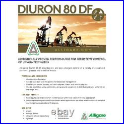 Diuron 80 DF Herbicide For Grasses and Broadleaf Weeds 25 lbs by Alligare