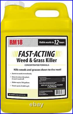 Fast-Acting Weed & Grass Killer Herbicide, 2.5-gallon