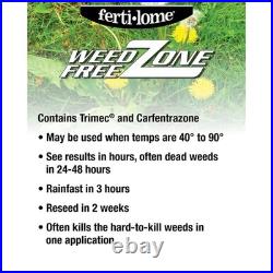 Fertilome Weed-Free Zone Liquid Broadleaf Weed Herbicide Concentrate, 1gal