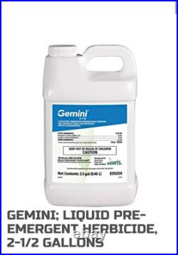 Gemini 3.7 S C Herbicide 2.5 Gallons BEST PRE EMERGENCE! BEST PRICE