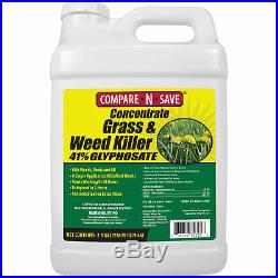 Glyphosate Grass Weed Killer Concentrate Herbicide 2.5 Gallon Lawn Treatment