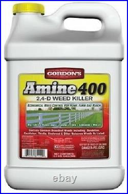 Gordon's 8141122 Amine 400 2.5 Gallon 2, 4-D Weed Killer Concentrate Pack of 2