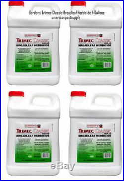 Gordons Trimec Classic Broadleaf Herbicide 4 GALLONS Broadleaf Weed Killer Conc
