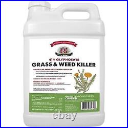 Grass & Weed Killer, 41% Glyphosate, 2.5-Gallons, Weed Prevention