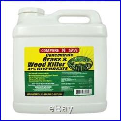 Grass Weed Killer, 41-Percent Concentrate Glyphosate, Roundup Herbicide 2.5-Gallon