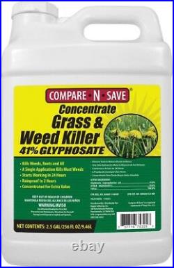 Grass Weed Root Killer 2.5 Gal. 41% Glyphosate Concentrate Makes Up to 210 Gal
