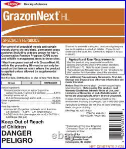 GrazonNext HL Herbicide 2 Gallons Pasture Range Safe Herbicide