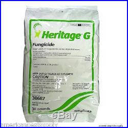 Heritage G Fungicide 30 Lbs Azoxystrobin Granular Fungicide. 31% Turf Fungicide