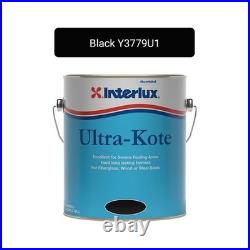 Interlux Ultra-Kote Hard Antifouling Bottom Paint Black 1 Gallon Y3779U1