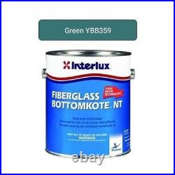 Interlux YBB359/1 Fiberglass Bottomkote NT Antifouling Paint Green, Gallon
