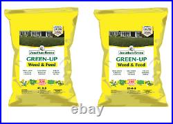 Jonathan Green GREEN-UP Weed & Feed Lawn Fertilizer, 45lb bag 15M, 2 Pack