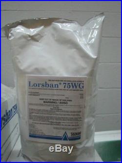 Lorsban 75WG Insecticide 6.65 Pounds, Chlorpyrifos 75% by Gowan