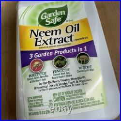Lot Of 14 Organic Garden Safe Neem Oil Extract Concentrate 10 Oz Insecticide