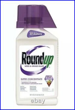 Lot Of 4 ROUNDUP WEED GRASS KILLER SUPER CONCENTRATE 35.2oz MAKES 23 GALLON Each
