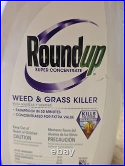 Lot of 2 Roundup Super Concentrate Weed & Grass Killer 35.2 oz. Bottles